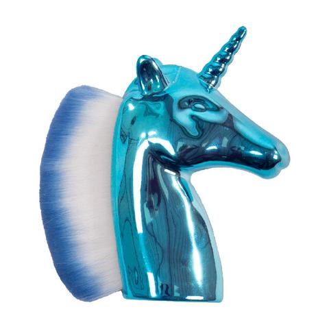 Szczotka do łba QHP Unicorn Blue, niebieska