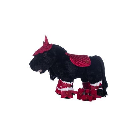 Zestaw jeździecki Starter HKM Cuddle Pony czerwony - produkt na zamówienie