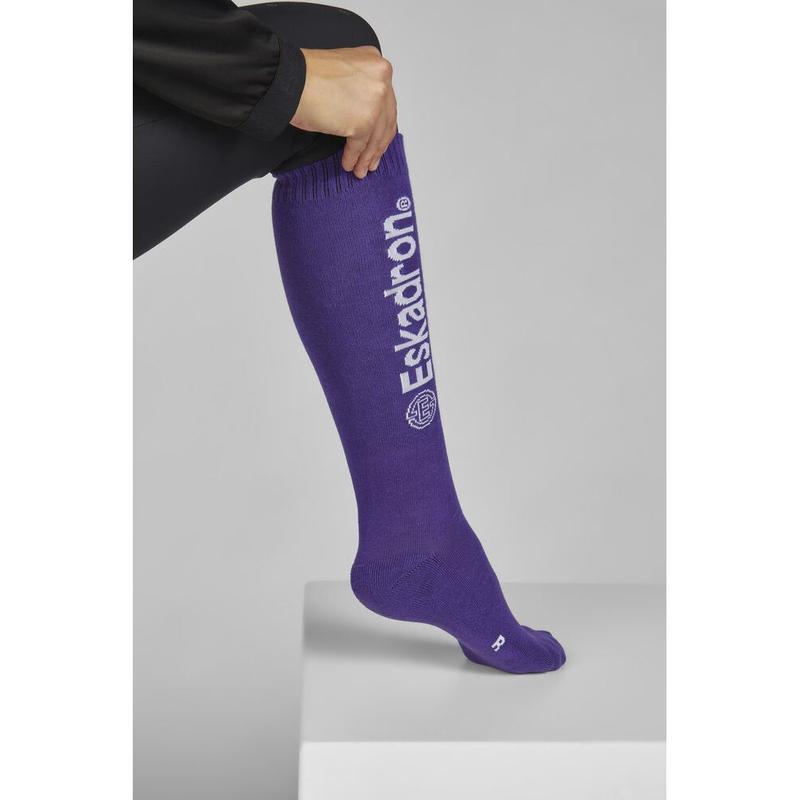 Skarpety Eskadron Dynamic Purple, fioletowe 2024