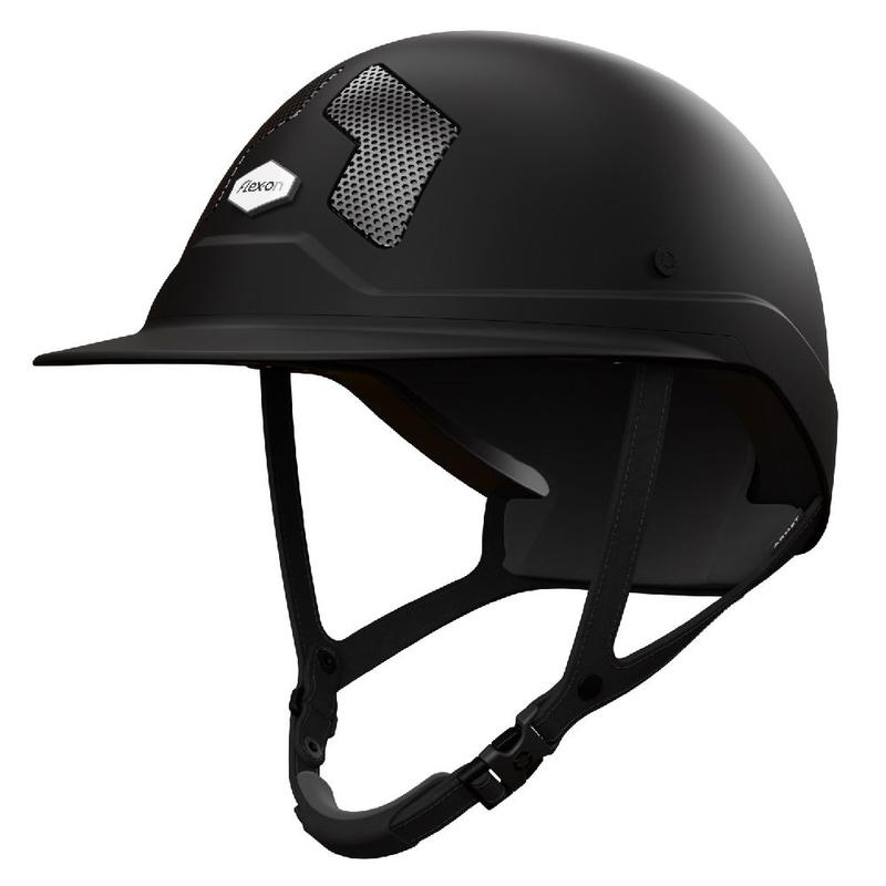 Kask Flex-on Armet z wąskim daszkiem Black, czarny mat