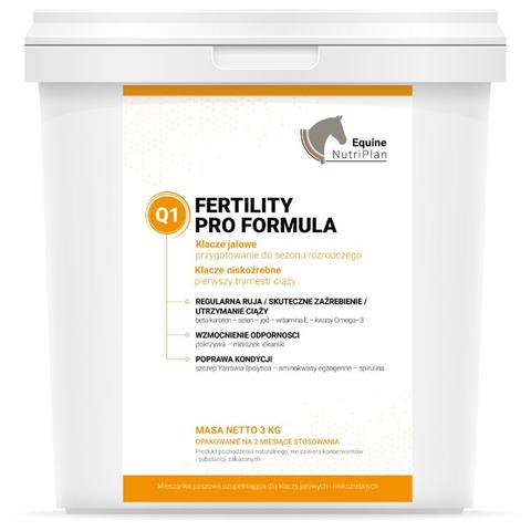 Preparat dla klaczy jałowych i niskoźrebnych Equine Nutri Plan Fertility Pro Formula Q1