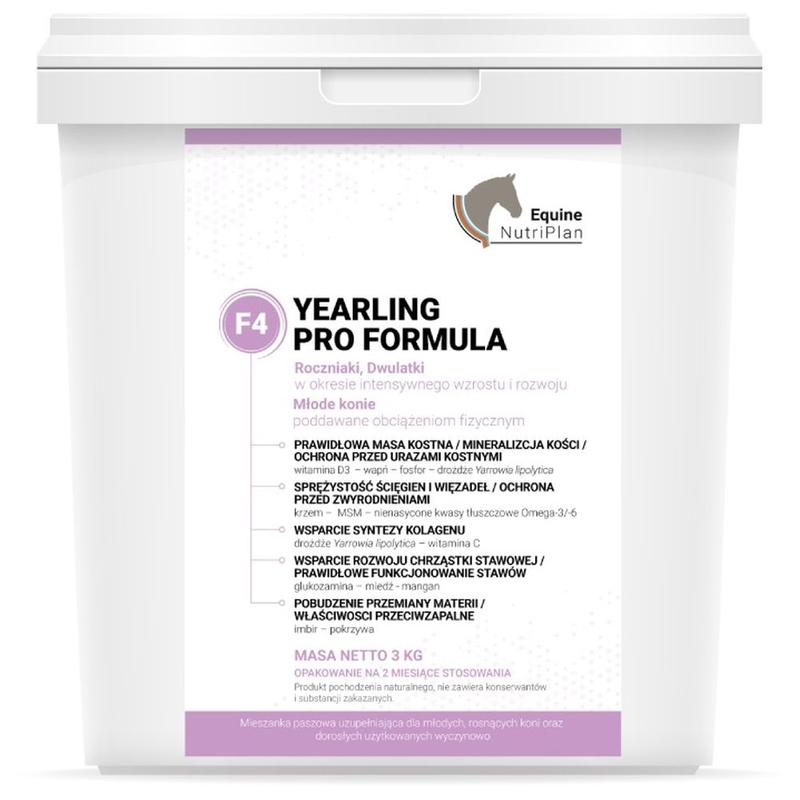 Preparat w okresie intensywnego wzrostu i rozwoju Equine Nutri Plan Yearling Pro Formula F4