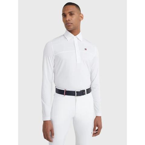 Bluzka konkursowa męska Tommy Hilfiger Equestrian White, biała