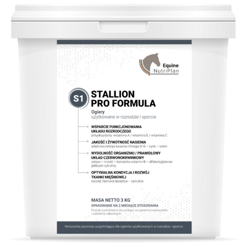 Preparat dla ogierów użytkowanych w rozrodzie i sporcie Equine Nutri Plan Stallion Pro Formula S1