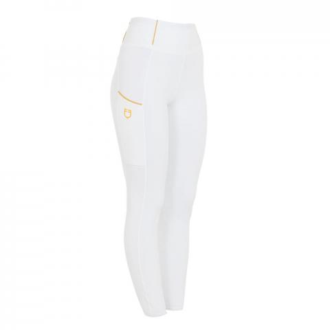 Legginsy damskie Equestro White, biały