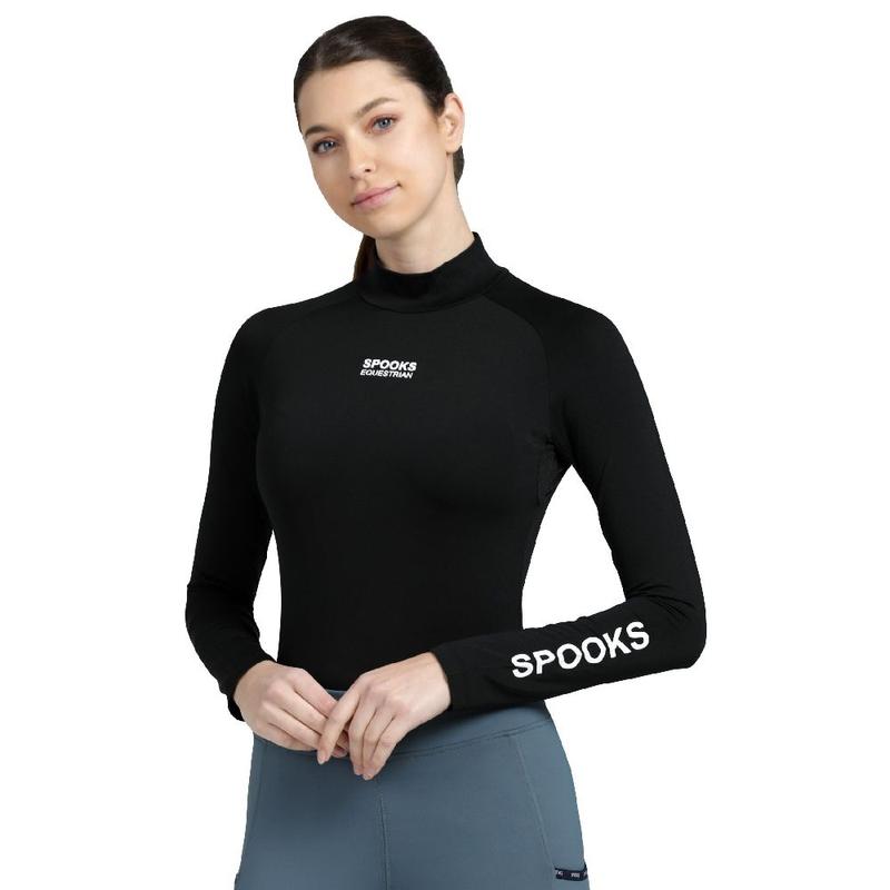 Bluzka damska Spooks Neliah Longsleeve Black, czarna