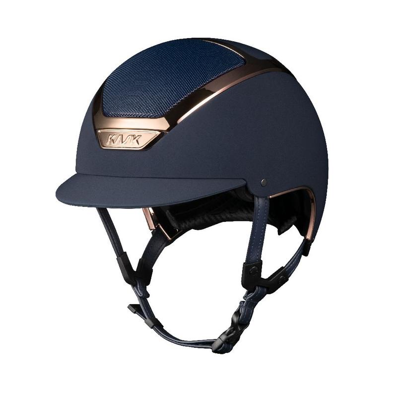 Kask KASK Dogma Chrome WG11 Navy/Everyrose, granatowo-różowozłoty