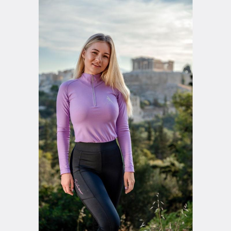 Golf na zamek damski Silwear Optimal Aleksa Violet Greece fioletowy