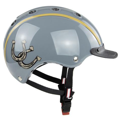 Kask Casco Nori szary z podkówkami