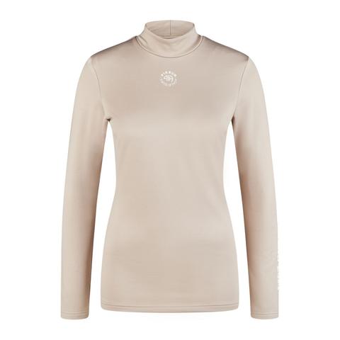 Golf damski Pikeur Rollneck Athleisure Sandstorm, beżowy 2024