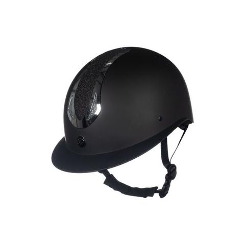 Kask HKM Illusion czarno-srebrny