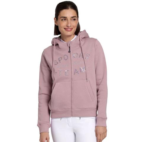 Bluza z kapturem rozpinana damska Spooks Tildah Sweat Jacket Undercover Rose, różowa