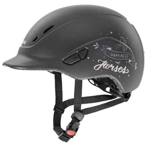 Kask UVEX Kidoxx Happyhorse antracytowy