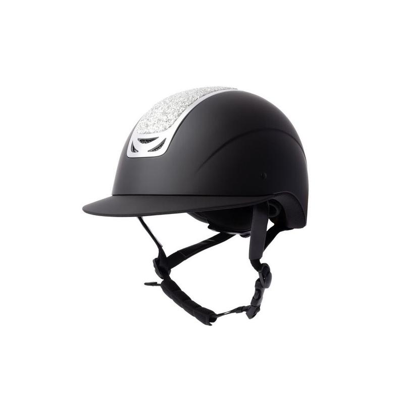 Kask Horze Arix II czarno-srebrny