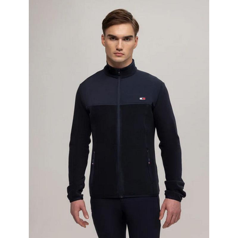 Bluza męska polarowa Tommy Hilfiger Equestrian Michigan Desert Sky, granatowa