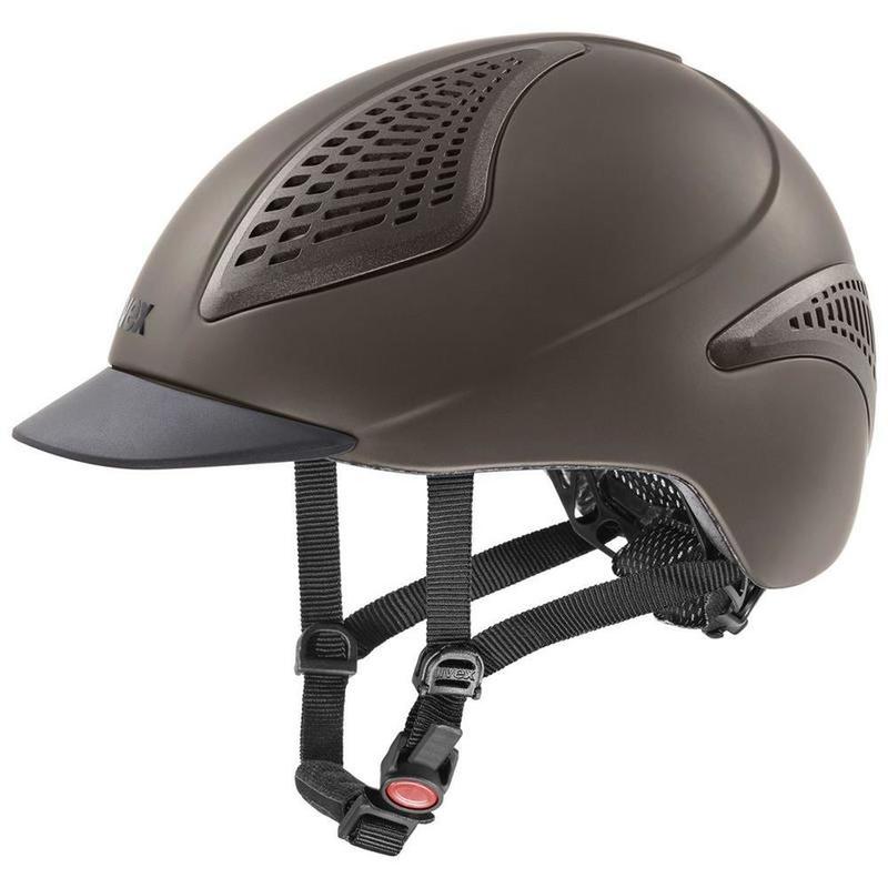 Kask UVEX Exxential II brązowy matowy